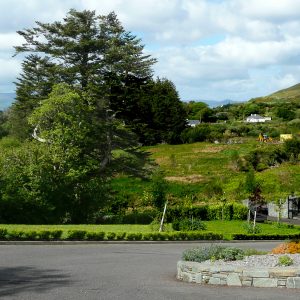 Ferienhaus, Kerry, Irland, Dellwood Lodge, Garten, Ferienhäuser mit Meerblick mieten in Irland - Cottages mit Seeblick mieten entlang des Ring of Kerry in Irland