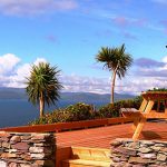 Holiday Home, Kerry, Ireland, A Grá mo Croí, Decking with Sea and Mountain Views, Rent a Cottage in Ireland along the Ring of Kerry