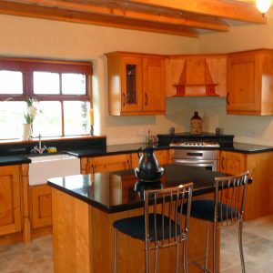 Patricks 04, Kitchen, Rent an Irish Cottage with Sea View along the Wild Atlantic Way in Kerry