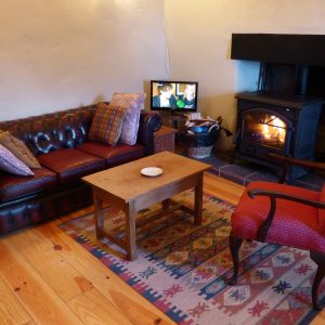 Roads Cottage 02, Living Room, Pict. 1, Rent an Irish Cottage with Sea View along the Wild Atlantic Way in Kerry