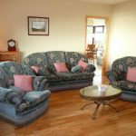Skelligs House, the living Room, the other side. Rent an Irish Cottage with Sea View along the Wild Atlantic Way in Kerry from www.fir-darrig.net. Rent a Holiday Home with Seaview in Ireland along the Ring of Kerry.