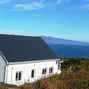 Ferienhaus, Kerry, Irland, St.-Anns, Haus von oben links, Ferienhäuser mit Meerblick mieten in Irland - Cottages mit Seeblick mieten entlang des Ring of Kerry in Irland