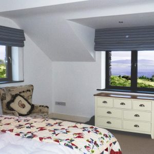 Holiday Home, Kerry, Ireland, Michaels 09, Bedroom 1, Pict. 3, Rent an Irish Cottage with Sea View along the Wild Atlantic Way in Kerry